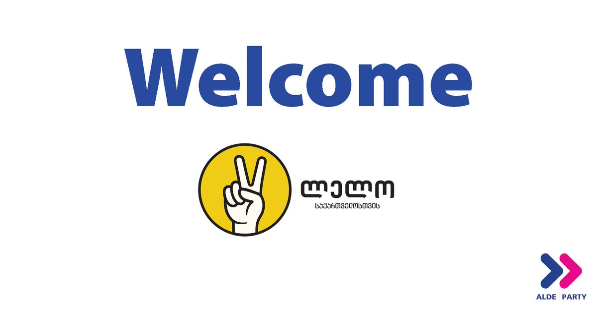 ALDE Party (@aldeparty) on Twitter photo 🇬🇪 <a href="/LeloForGeorgia/">Lelo For Georgia</a> from Georgia has just been approved as a full member of #ALDEParty – Welcome! 🇬🇪 <a href="/LeloForGeorgia/">Lelo For Georgia</a> from Georgia has just been approved as a full member of #ALDEParty – Welcome!