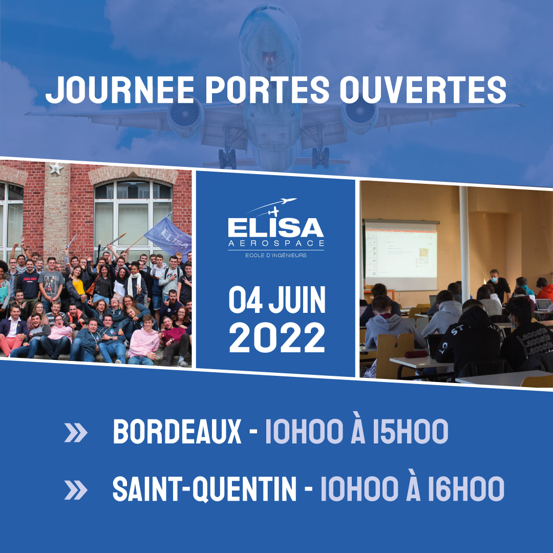ELISA Aerospace (@elisaerospace) on Twitter photo 🚨 Vous souhaitez découvrir <a href="/ELISAerospace/">ELISA Aerospace</a> et visiter nos 2 #campus ? 🤔
Nos étudiants vous attendent le samedi 4 juin lors de notre #jpo 👍Inscrivez-vous !
- #hautsdefrance 👉 bit.ly/381ECYo
- #Bordeaux 👉bit.ly/3ljJRFJ
#Parcoursup 🚨 Vous souhaitez découvrir <a href="/ELISAerospace/">ELISA Aerospace</a> et visiter nos 2 #campus ? 🤔
Nos étudiants vous attendent le samedi 4 juin lors de notre #jpo 👍Inscrivez-vous !
- #hautsdefrance 👉 bit.ly/381ECYo
- #Bordeaux 👉bit.ly/3ljJRFJ
#Parcoursup