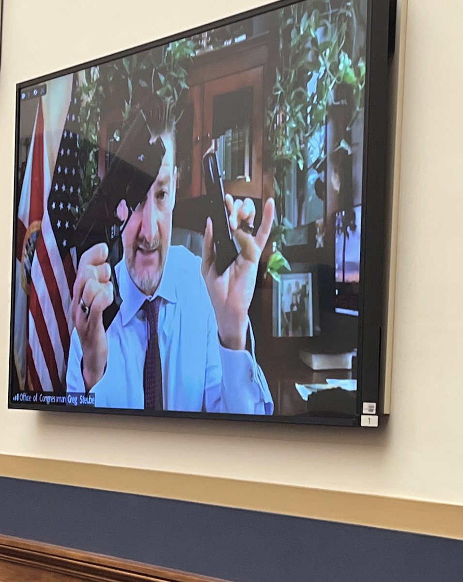 RepSwalwell's tweet image. This is who Republicans are. Kids are being buried and they’re bragging about how many guns they own during our gun safety hearing. They are not serious. They are a danger to our kids.