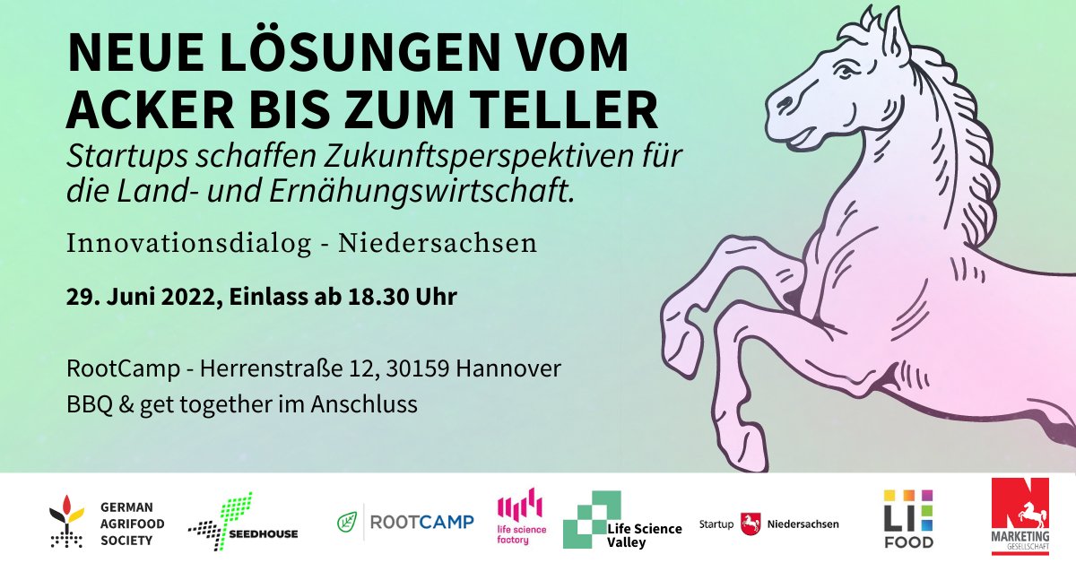 🌱Niedersachsen ist führender New AgriFood Tech Standort in Deutschland und Europa. Was sind die
Herausforderungen und Chancen bis 2026? Wie wird die New AgriFood Economy in Niedersachsen noch stärker? Jetzt anmelden und mitdiskutieren:
form.innovate-os.de/newagrifood