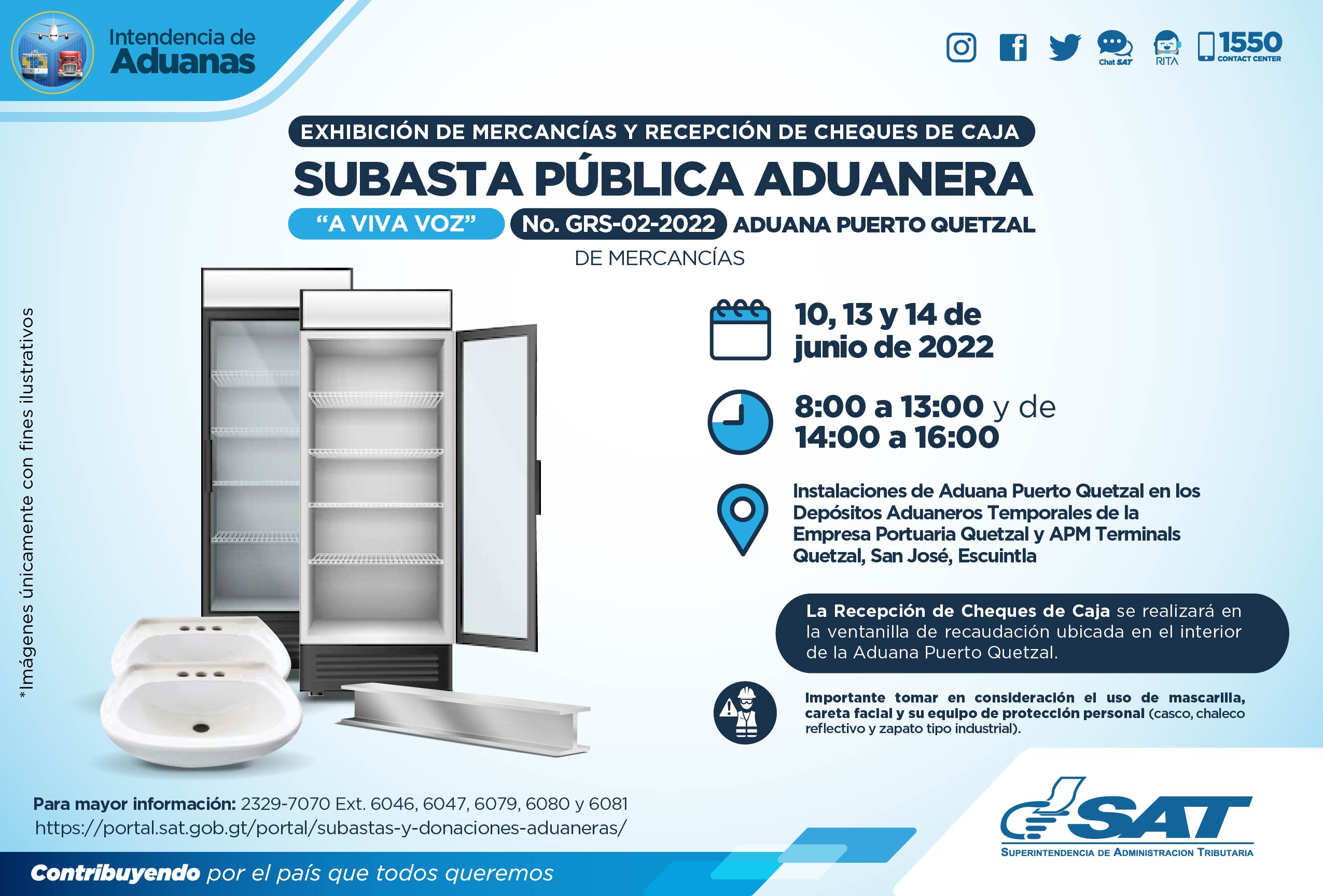 SAT Guatemala on Twitter "Participa en la Subasta Pública Aduanera de