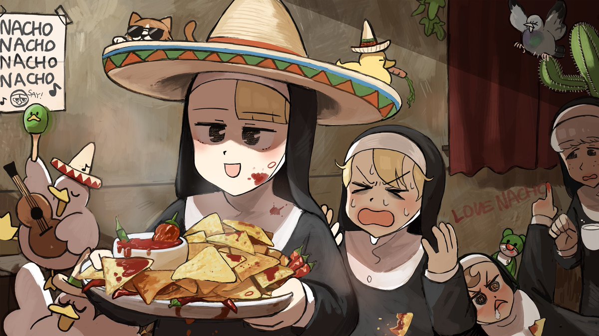 null ,null ,null 「Her special very spicy nachos! 」|Divaのイラスト