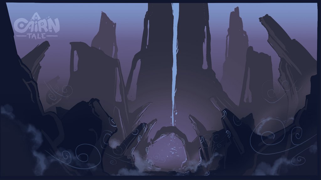 a_cairn_tale's tweet photo. Canyon of Solitude ๐ซย
#acairntale #indiegame #conceptart #leveldesign #environment #dark #rocks #mountains #light #cairn #canyon #loneliness https://t.co/dlWmJWaaQ4