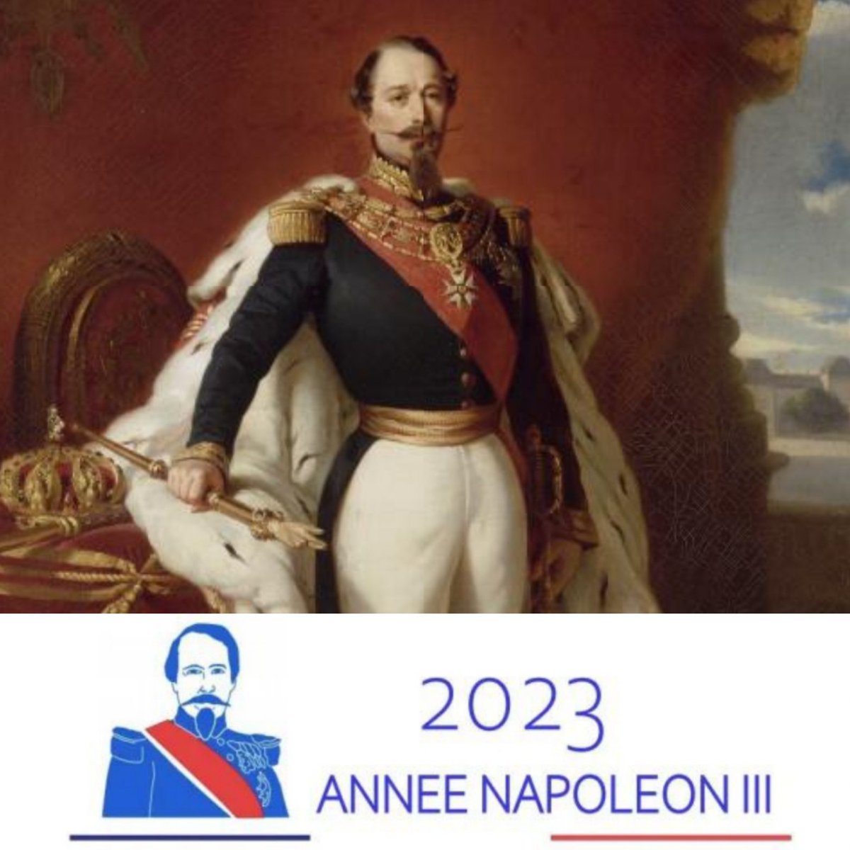 2023Iii's tweet photo. Félicitations à la première dizaine d'associations et événements labellisés "2023, Année Napoléon III". Nous vous tiendrons informés de leurs actualités respectives. 
@2023Iii
@FondaNapoleon @SNAquitaine @SN_PaysdeLoire @CFontainebleau @ChCompiegne  @AmisdeNapoleon3 https://t.co/aTvPB2XH8U