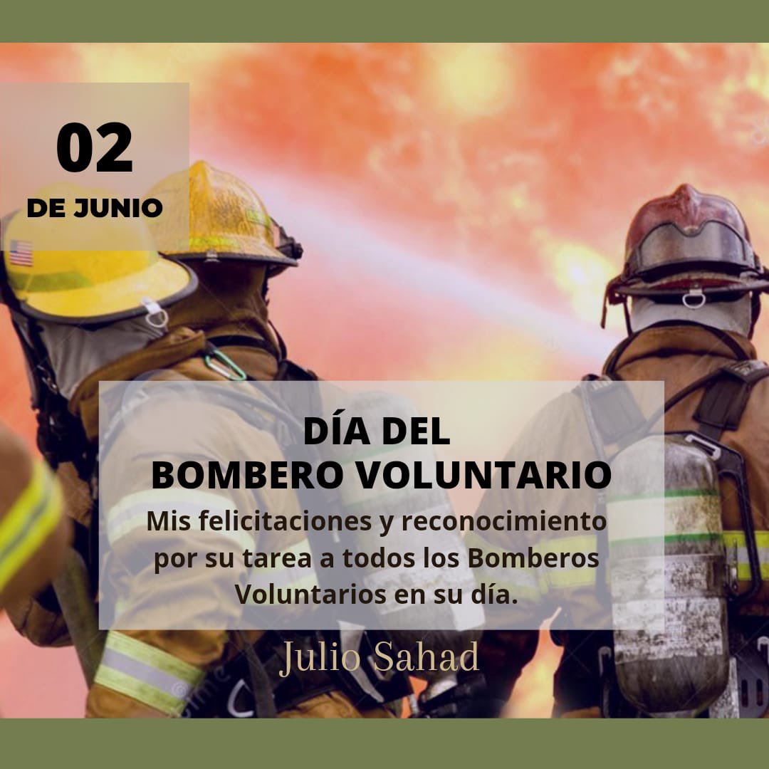 imagen para saludar a bomberos voluntarios felicitaciones