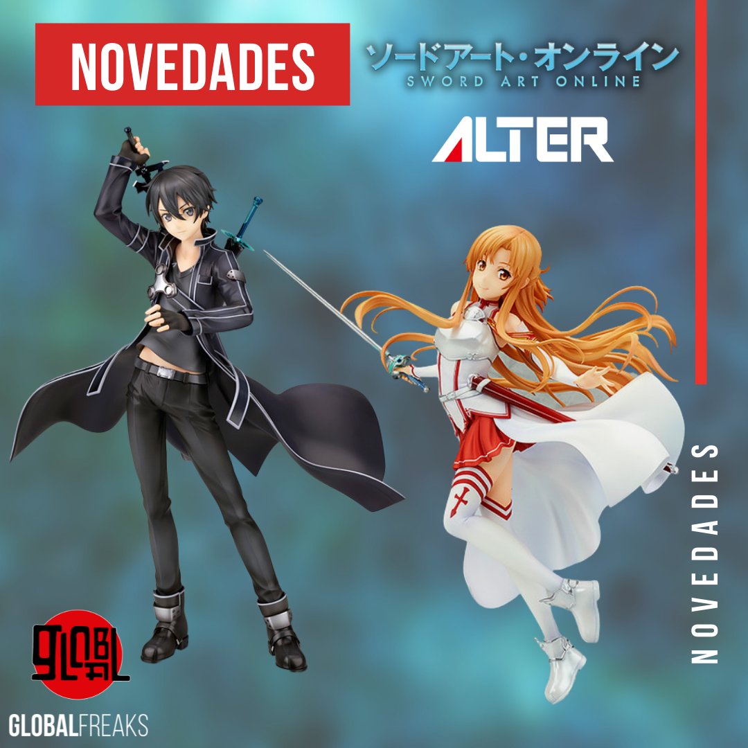 global_freaks's tweet photo. ⚔️Novedades Sword Art Online⚔️
Ya disponibles las figuras de #Kirito y #Asuna los jugadores de #SwordArtOnline por el fabricante #ALTER
⏩ ¡Supera los 100 niveles en https://t.co/MsOU3dCJMH! 🌐
📤 Envíos en todo el mundo
#SAO #VRMMORPG #Elucidator #DarkRepulser #LambentLight https://t.co/ngtAaqYxpe