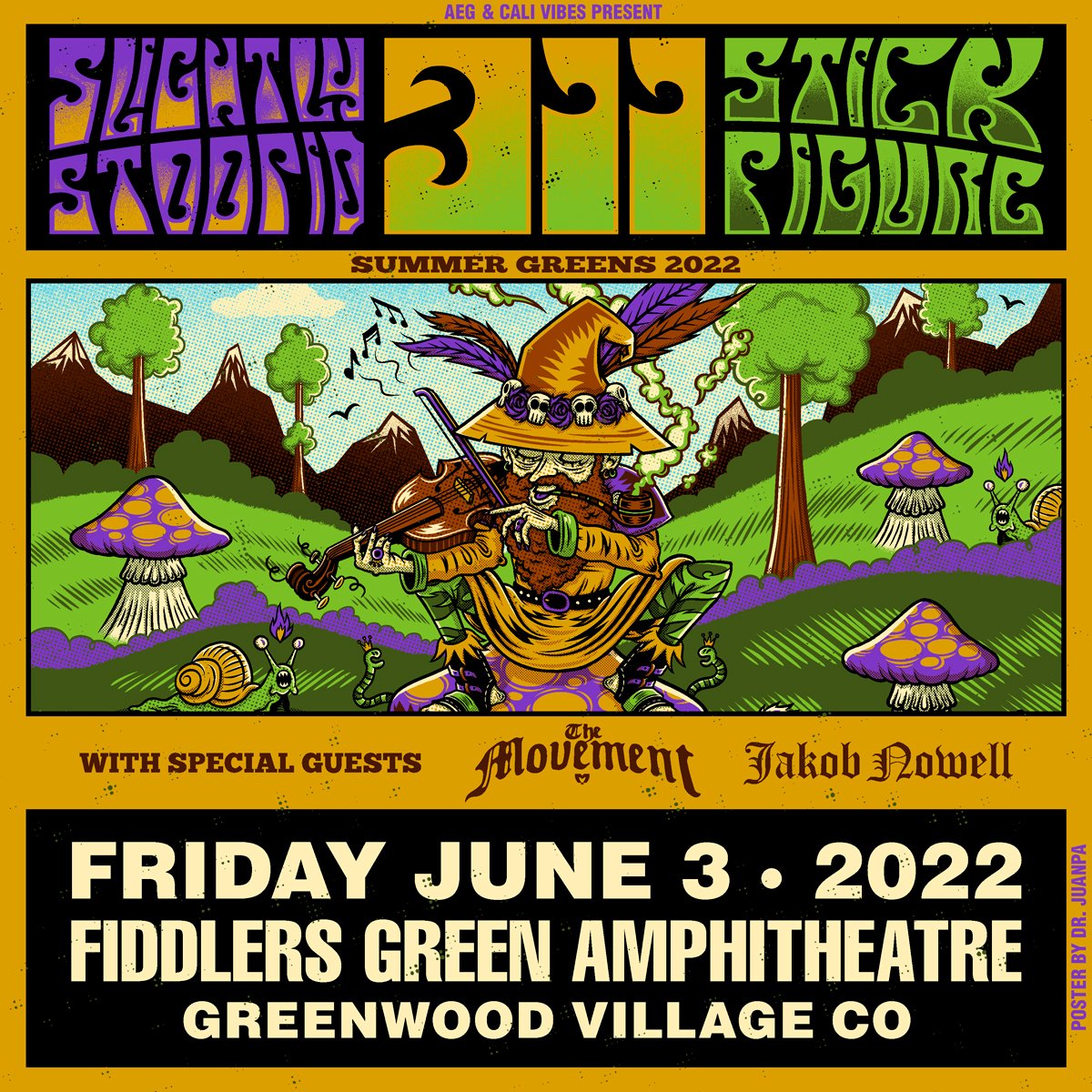 SlightlyStoopid's tweet photo. TOMORROW in Denver at Fiddler’s Green Amphitheatre.  Stoopid hits at 8:30pm.

🎫 Final tickets: https://t.co/3cuLkwiChM

@FiddlersGreenCO @311 @StickFigureDub @TheMovementVibe #JakobNowell https://t.co/cFX9VsQ0nl