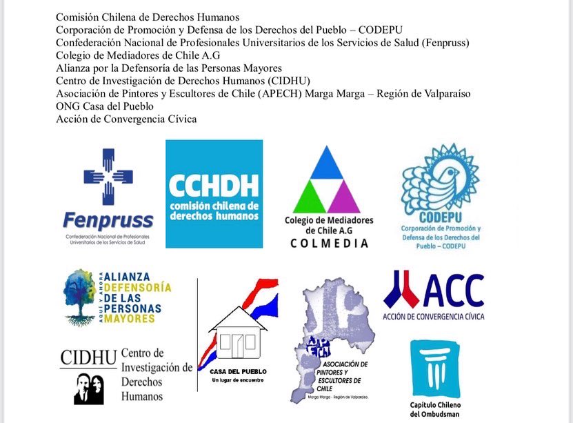 ColmediaChile's tweet photo. Adherimos al comunicado por la creación de la Defensoria dentro de un plazo concreto. Es una institución relevante y necesaria para la transparencia y defensa de los DDHH. https://t.co/b45KVpGlc8