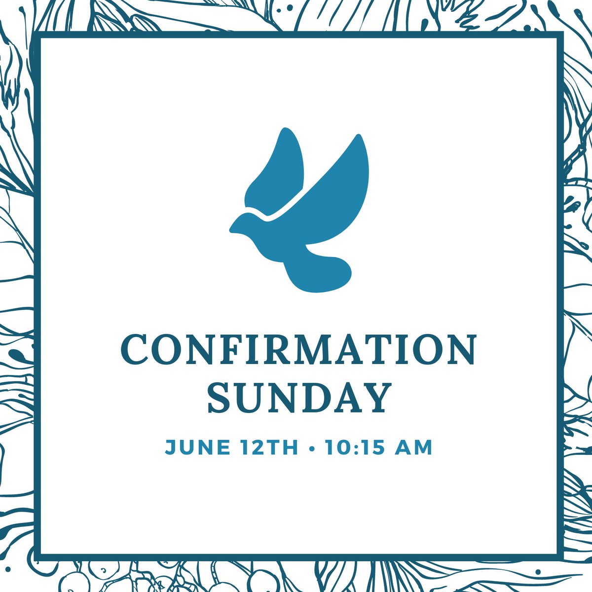 Come celebrate our confirmands on Sunday, June 12th during 10:15 am worship!

#TCPCRVA #Confirmation