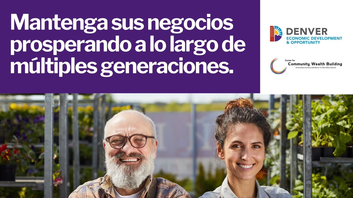 DenverOED's tweet photo. 📣Attention small business owners! The Family Business Preservation Program has extended the application deadline until June 7. The program fosters multigenerational business ownership among our local economy. Apply today https://t.co/PhgGiFSwg3 https://t.co/UbB7BoGvGF