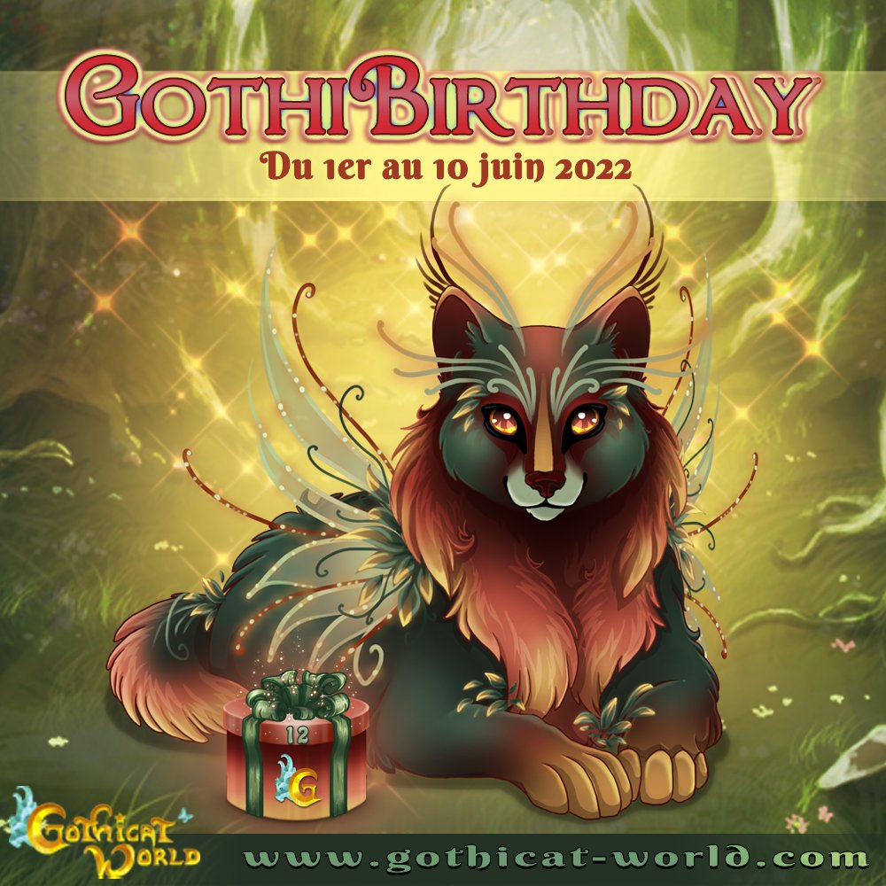 GothicatWorld's tweet photo. Gothicat World célèbre son 12e anniversaire, l'occasion de se retrouver autour d'une bataille de tartelettes ! Nous vous attendons ! https://t.co/x96bpjOXNz https://t.co/cf0uSpHmLR
