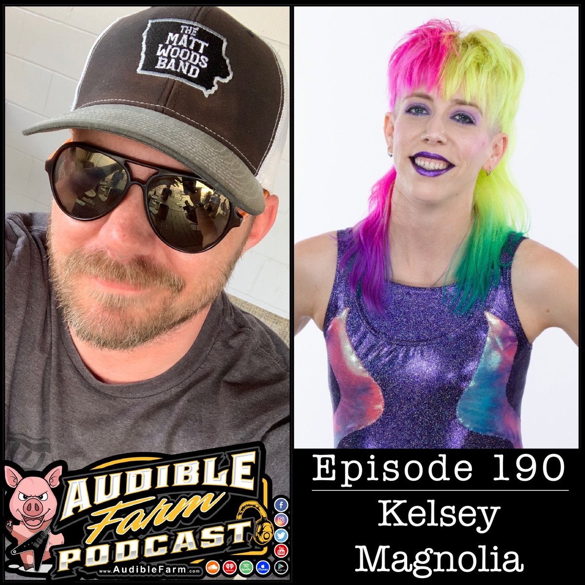 AudibleFarm's tweet photo. Audible Farm Podcast - “Episode 190 - Kelsey Magnolia”

Find this episode on our website or wherever you listen to podcasts. Video version available on our Patreon.

#AudibleFarm #IowaMusic #Podcast @kelseymagnolia https://t.co/7W0AtczZIt