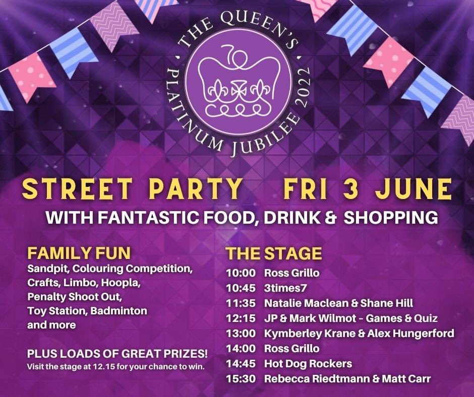 Horley High Street tomorrow. 10am until 4pm. Everyone welcome. #horleysurrey #PlatinumJubilee