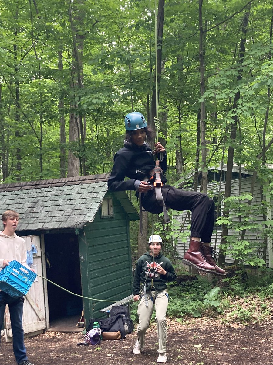 Success in high ropes looks like perseverance and grit mixed with courage <a href="/ylccstu/">Stu Saunders</a> <a href="/LL_MSmith/">LL Millard-Smith</a> <a href="/SCDSB_Wellness/">SCDSB Mental Heath & Well-being & Health/Wellness</a>