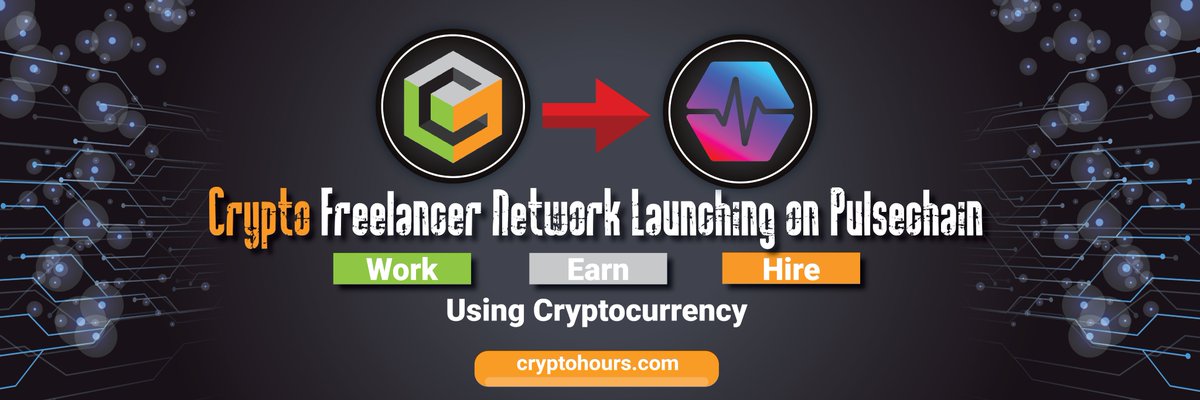 PulseHearts is proud to announce our partnership with the <a href="/CryptoHours/">CryptoHours</a> Freelancer Network Project launching on #Pulsechain. Upon launch users of CryptoHours.com will be able to complete online jobs and get paid directly in the PulseHearts Cryptocurrency.