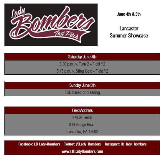 Lady_Bombers's tweet photo. Due to an umpire shortage, our schedule for this weekend has changed. All our games will still be live streamed on game changer as well. https://t.co/yK7iHHdVOk