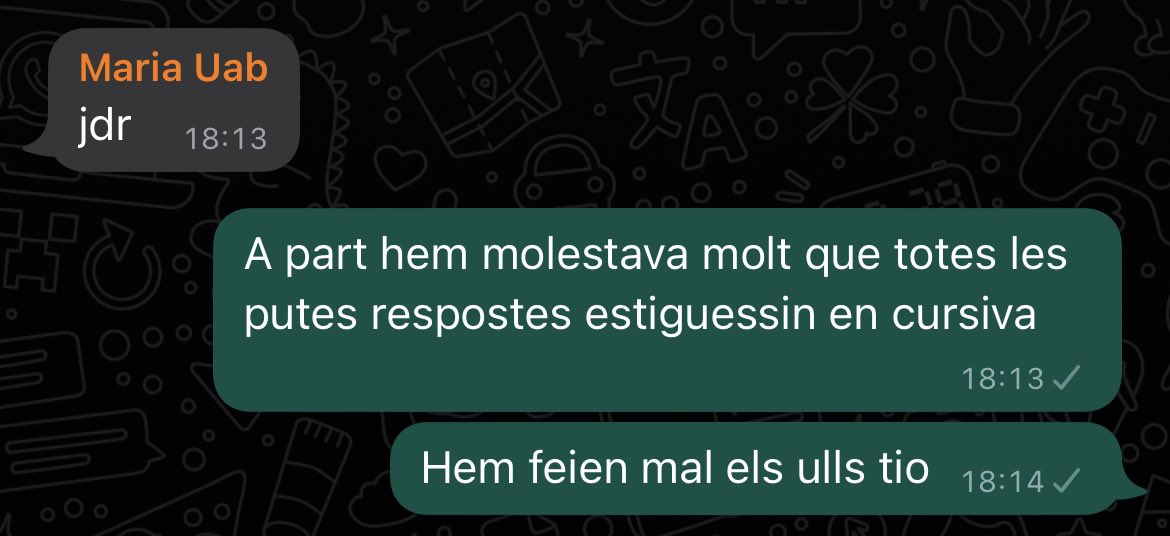 Vitot_10's tweet photo. Quan ja no tens de que queixar-te queixat de l’estètica de l’exàmen :) https://t.co/JRlL7c64x4