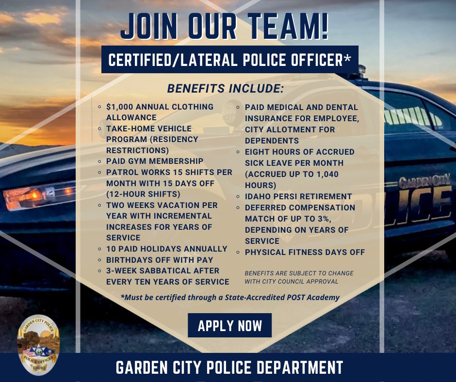 garden city police department idaho