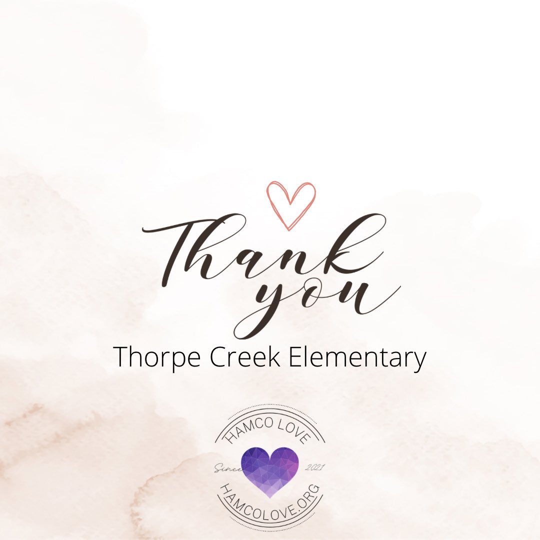 Thank you Thorpe Creek Elementary in Fishers @TCEprincipal for collecting 270 items for #PeriodPovertyAwarenessWeek! 💜