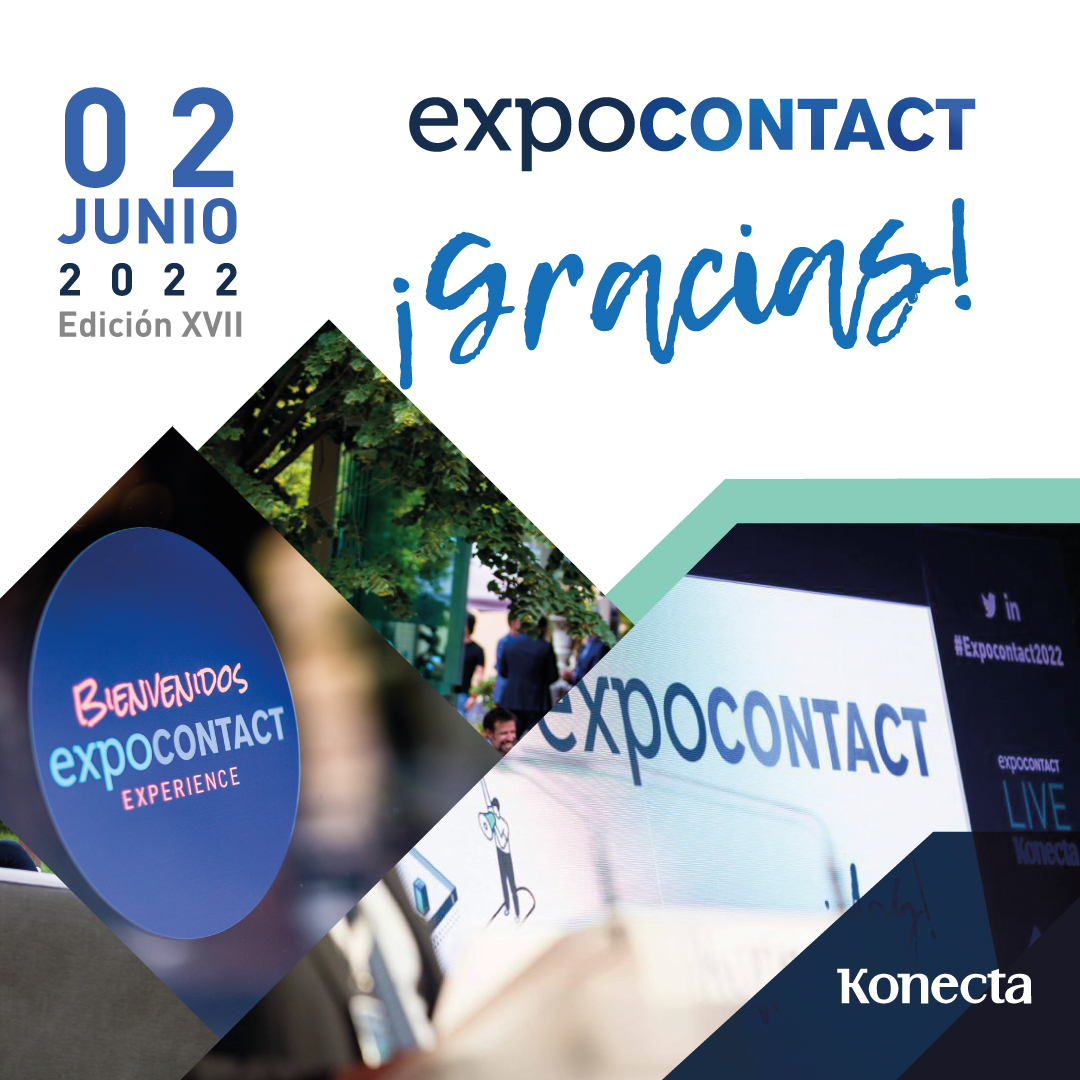 Gracias a todos los asistentes, a los ponentes y, por supuesto, a nuestros patrocinadores, por hacer posible una nueva edición de #Expocontact. 

Seguimos todo el año reflexionando sobre las tendencias en nuestro portal innovan.do