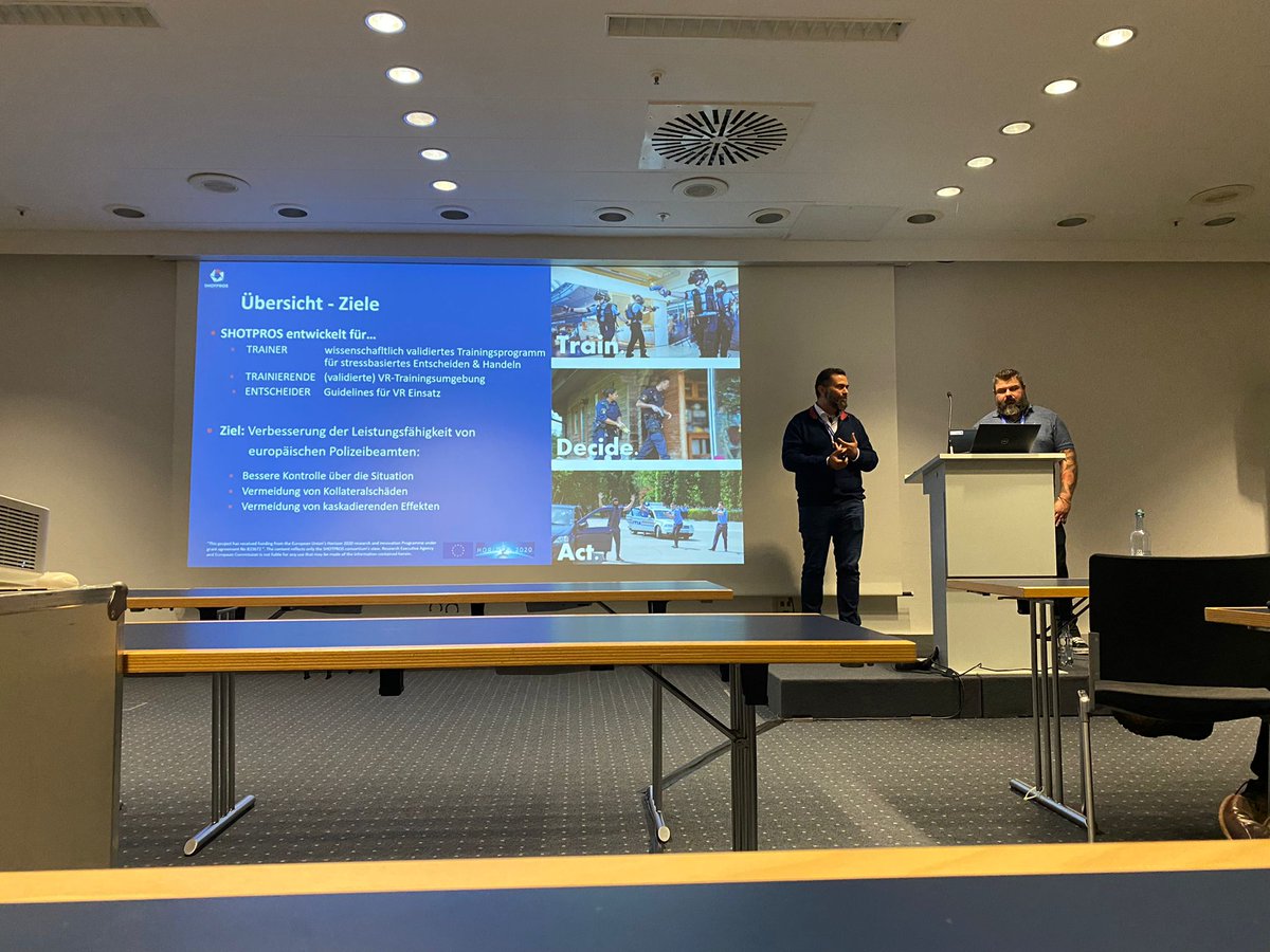 shotpros's tweet image. The #SHOTPROS project was presented at the General Police Equipment Exhibition &amp;amp; Conference in Frankfurt this week 👮↗️
Learn more about the event - gpec.de/en/

#train #decide #act #EUSecurityResearch
@USECON @polizeiberlin