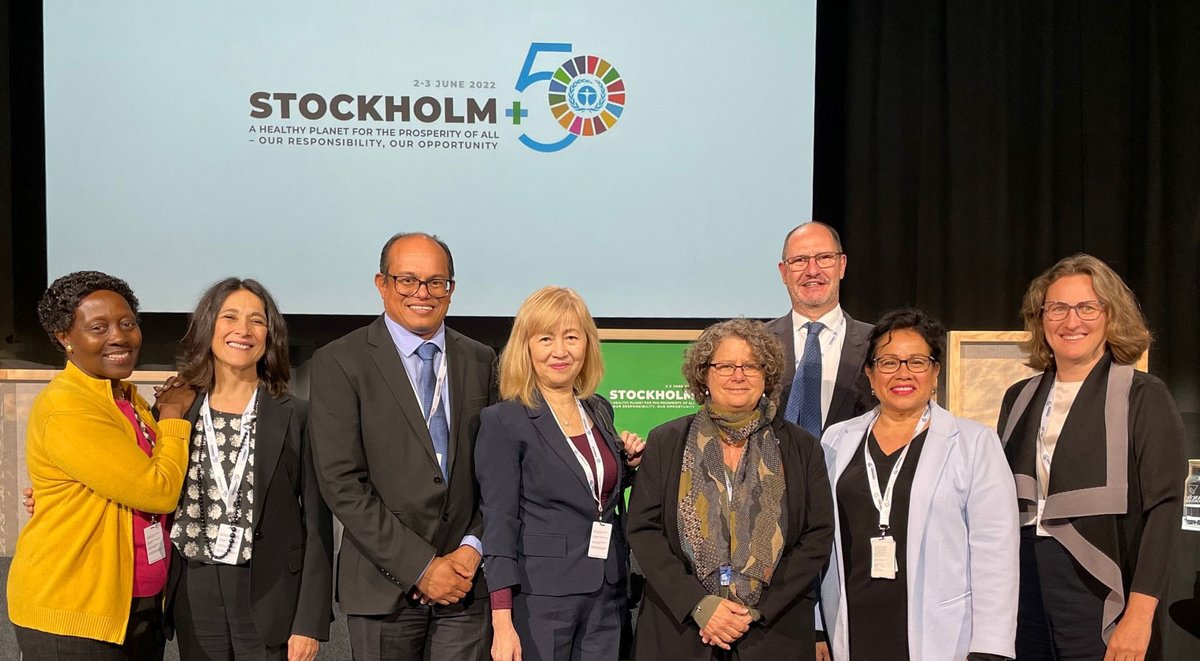 Convention on Migratory Species (CMS) (@bonnconvention) on Twitter photo 📸Heads of UN Biodiversity-related Conventions gathered <a href="/StockholmPlus50/">Stockholm+50</a>
🗓️Today's event focused on Accelerating Integrated Action for a Healthy Planet and Prosperity of all
➡️Learn more stockholm50.global/events/acceler… 📸Heads of UN Biodiversity-related Conventions gathered <a href="/StockholmPlus50/">Stockholm+50</a>
🗓️Today's event focused on Accelerating Integrated Action for a Healthy Planet and Prosperity of all
➡️Learn more stockholm50.global/events/acceler…