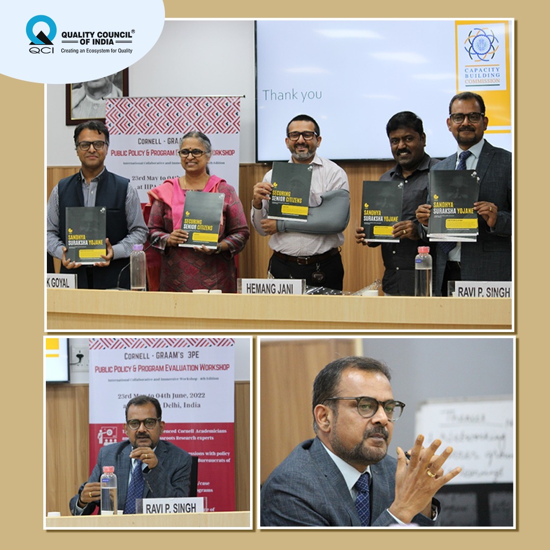 QualityCouncil's tweet photo. QCI SG Dr @RaviPSingh, while chairing @Cornell - @graamresearch #3PE workshop session on Accreditation of Central Training Institutes-Evaluating Institutions, emphasized the role of leadership and citizens in promoting quality in civil services & public service delivery. https://t.co/uTsCUtXRj9