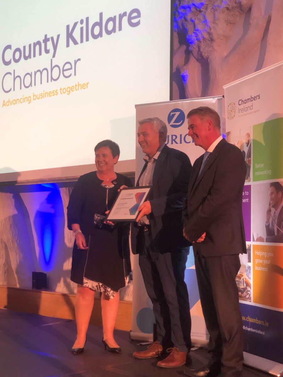 The next award category is a new one for 2022 – ‘Engagement with the Sustainable Development Goals’.

Congratulations to all involved <a href="/chamberkildare/">CountyKildareChamber</a> who have won for their ‘Sustainable Kildare’ programme. 🎉

#CIChamberAwards22