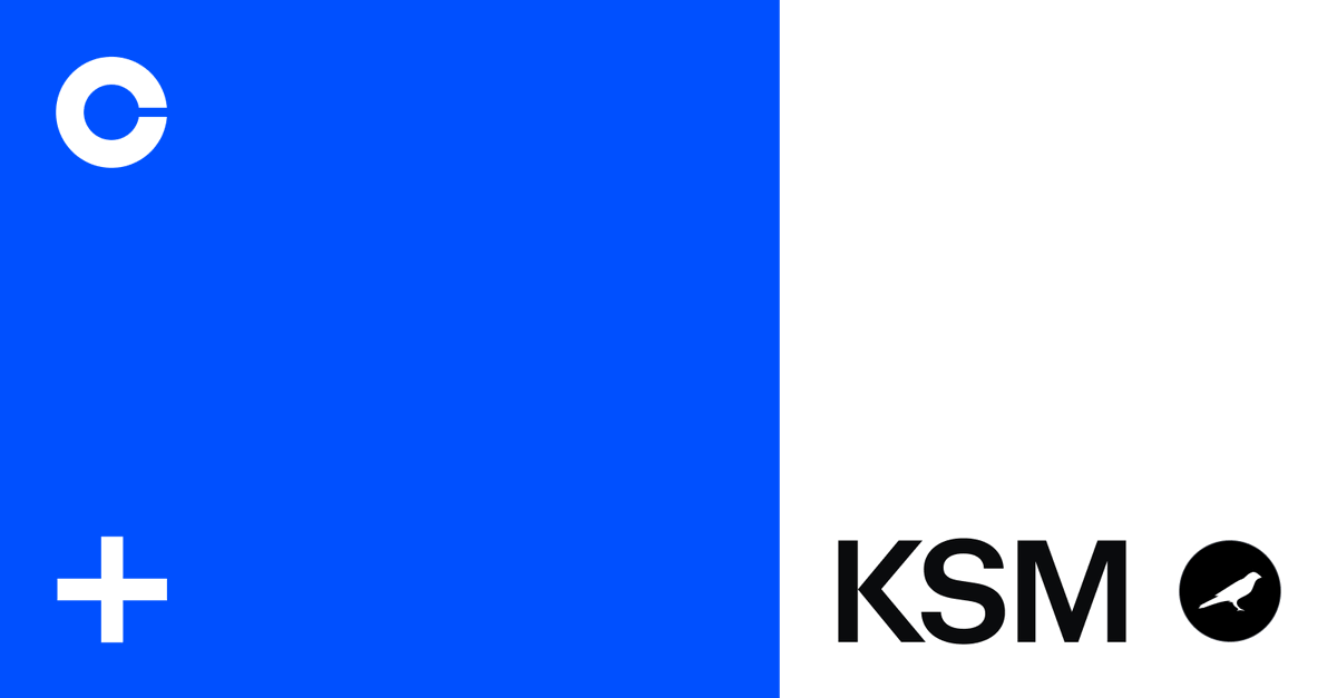 CoinbaseAssets's tweet photo. Kusama (KSM) is now live on https://t.co/CD3RBjtMAO &amp; in the Coinbase iOS &amp; Android apps. Coinbase customers can log in to buy, sell, convert, send, receive or store these assets. https://t.co/QzD0j8XKBX https://t.co/vFQDagQ0vD