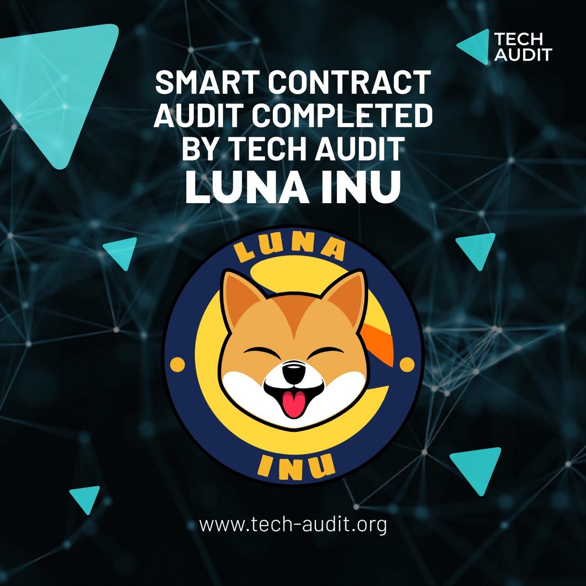 TechAudit1's tweet image. Hey there dear community members! LUNA INU (@Luna_Inu_ERC20) is audited and listed, check the report by link below

Projects website 🌐:
luna-inu.com

Audit link:
github.com/Tech-Audit/Sma……

More info:
tech-audit.org

#TechAudit #SmartContractAudit #ERC20