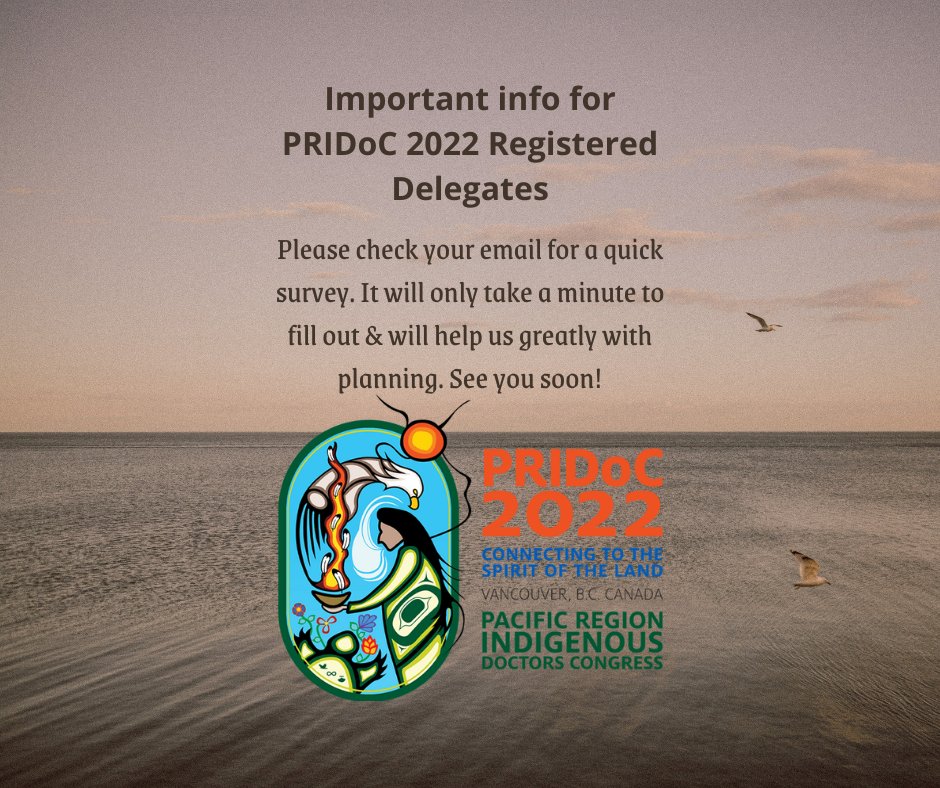 PRIDoC 2022 is just around the corner! #Indigenous #physicans #doctors #connection