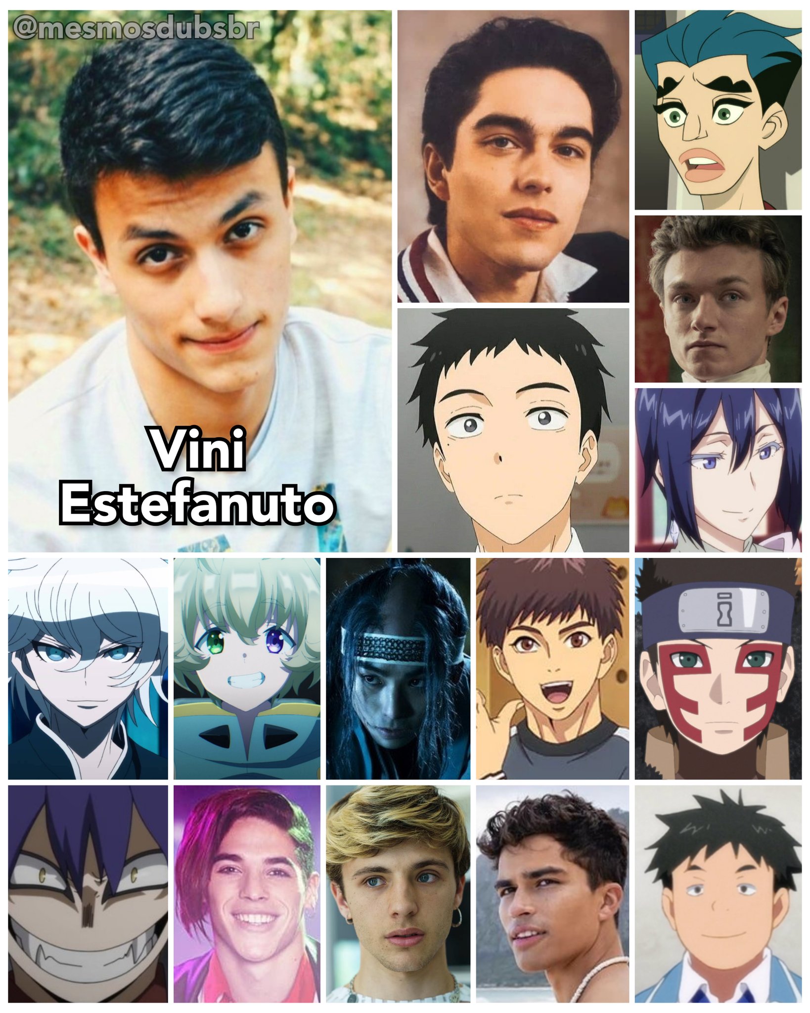 Personagens Com os Mesmos Dubladores! on X: - Vini Estefanuto, dublador do  Gojo de My Dress-Up Darling, Esteban em Rebelde (2022), e Leopold em The  Irregulars!  / X