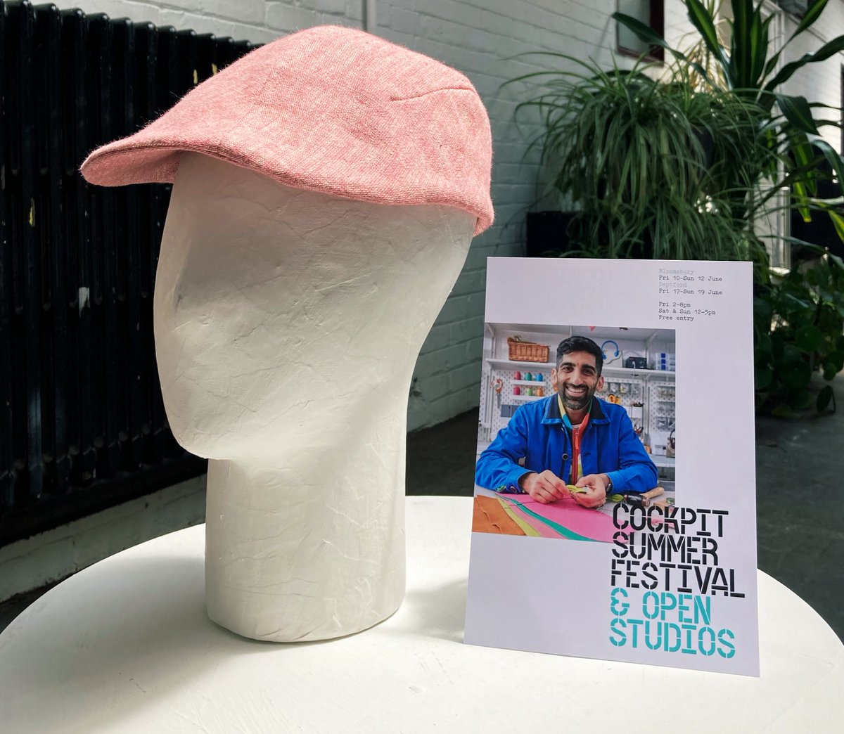 Summery vibes in preparation for <a href="/cockpit_studios/">Cockpit</a> open studios next weekend! Hope to see some of you there 🌞 #cockpitopenstudios #flatcap cockpitstudios.org/whats-on/cockp…