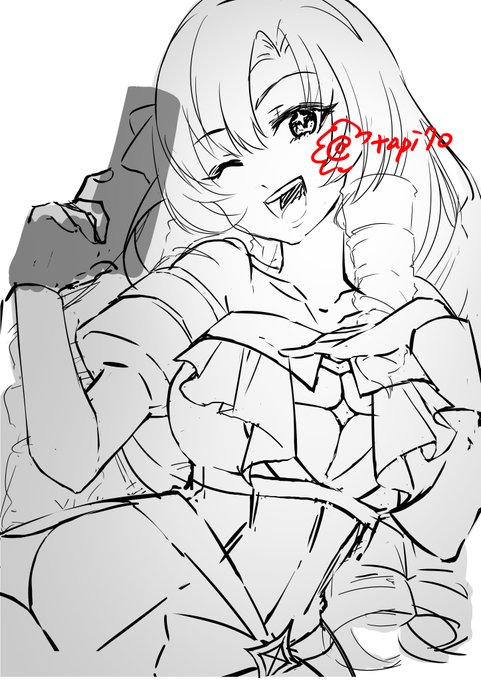 サロメ～!ラフを作成した 
