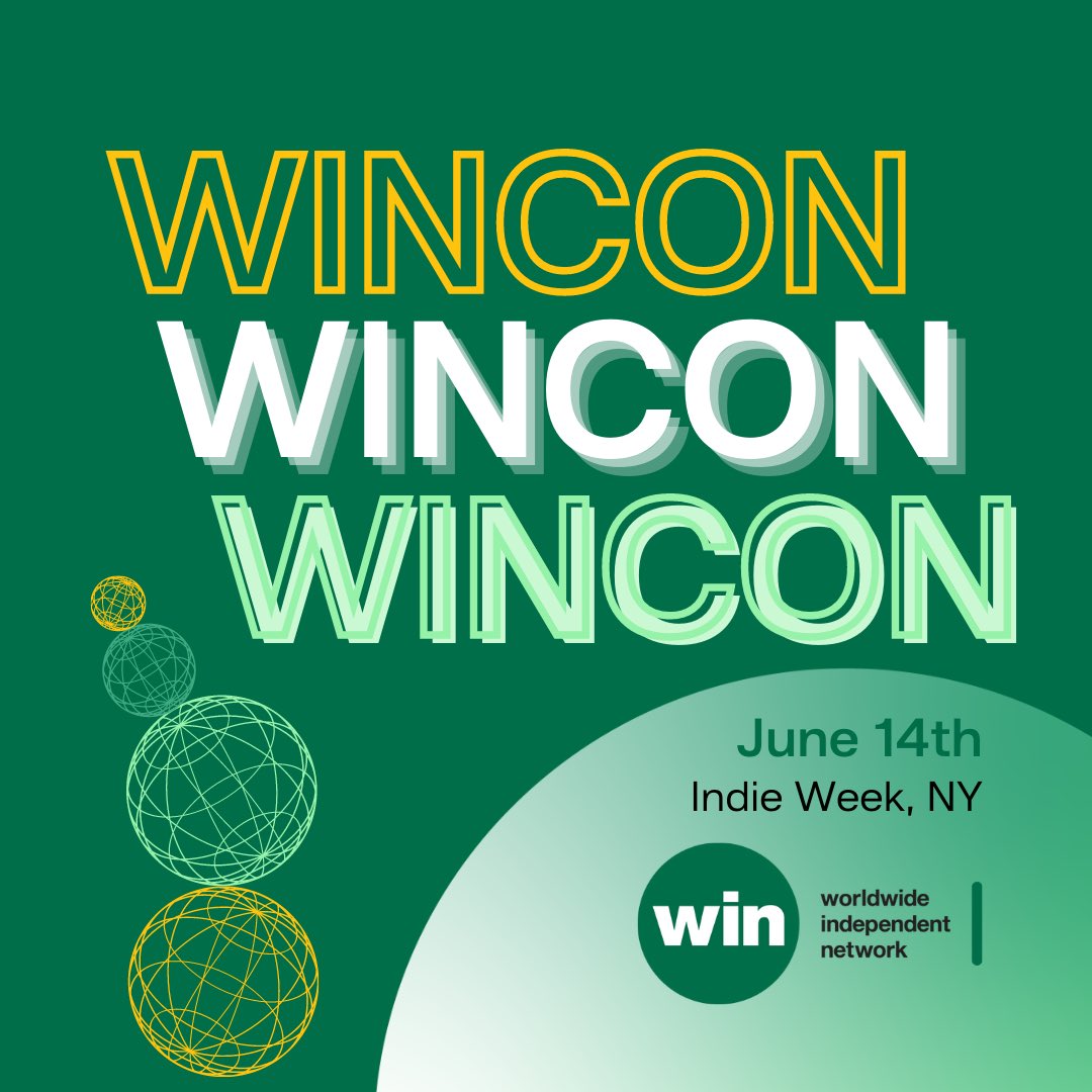 I’ll be participating at WINCON, @winformusic’s annual conference for the network of independent music trade associations taking place at #A2IMIndieWeek on June 14. I look forward to reuniting with my fellow independent colleagues! Get your tickets: a2im.org/indieweek/