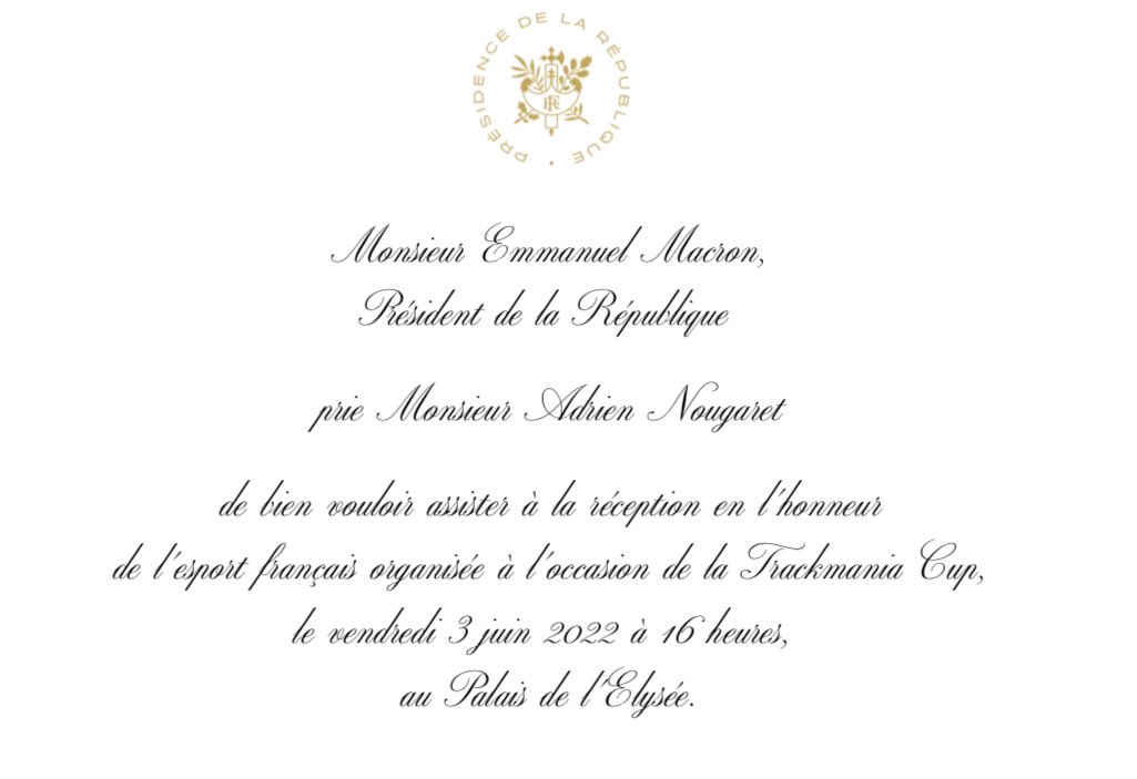 Petit goûter chill demain aprèm entre 2 répétitions.

Voir des gens tweet sur ça ou parler de la “reconnaissance de l’esport à travers cette invitation” alors qu’on sera là bas grâce à mes tuyaux et mes cactus ça me termine👌🏼. Vive de du le esport.

Y’aura t’il des saucisses?