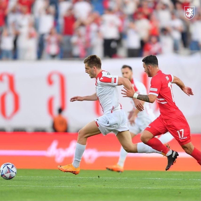 GeorgiaGff's tweet photo. 2โฃ-0โฃ
๐ท 1st-half action...
#GFF #GEOGIB #แแแแแ แกแแฅแแ แแแแแ https://t.co/V89u1J6YZF