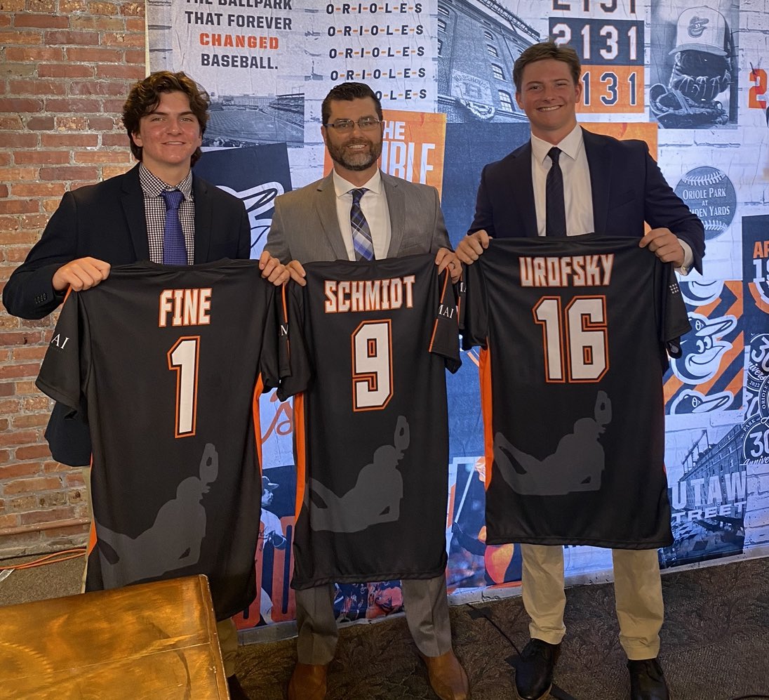 B-CC HS Baseball (@baronsbaseball) on Twitter photo Congrats to Paul Fine, Beck Urofsky and Coach John Schmidt on their selection to the Brooks Robinson All-Star Game…thanks to <a href="/MSABC1/">MSABC</a> for hosting this event <a href="/BCC_Barons/">B-CC Athletics</a> <a href="/BccBoosters/">BCC SPORTS BOOSTERS</a> <a href="/Xposure_Sports/">Xposure Sports</a> @PBRMaryland Congrats to Paul Fine, Beck Urofsky and Coach John Schmidt on their selection to the Brooks Robinson All-Star Game…thanks to <a href="/MSABC1/">MSABC</a> for hosting this event <a href="/BCC_Barons/">B-CC Athletics</a> <a href="/BccBoosters/">BCC SPORTS BOOSTERS</a> <a href="/Xposure_Sports/">Xposure Sports</a> @PBRMaryland