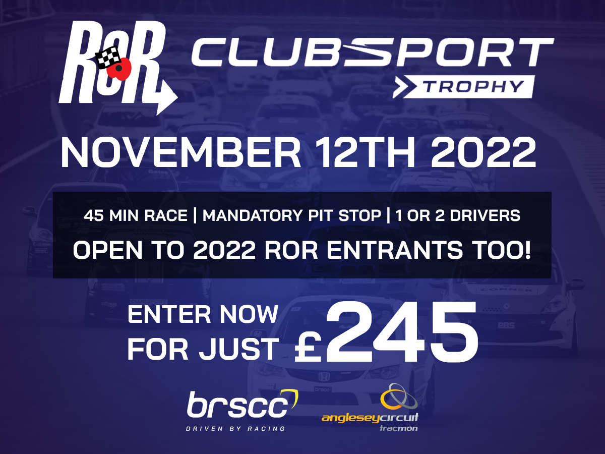 MM_RoR's tweet photo. ๐๐In conjunction with @BRSCC, we're thrilled to announce the addition of a special #RoR #ClubsportTrophy race at @Anglesey this year! ๐๐
๐Register here: https://t.co/xY9nJNHf77
More info on Clubsport Trophy here: https://t.co/LisX8egYK0
#RoRAnglesey #RaceofRemebrance https://t.co/Plpgx3K5hy