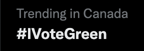 Woohoo GREAT job everyone!! 🙌

Keep it up!! Let's show this province just how much we support our Green candidates! 💚💚💚

#IVoteGreen!!