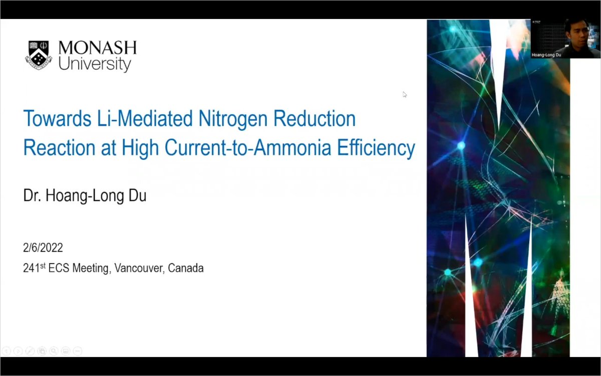 Hoang-Long Du (@hoanglongdu) on Twitter photo My first <a href="/ECSorg/">ECS</a> meeting presentation about our interesting ammonia research <a href="/ChemistryMonash/">Monash Chemistry</a> <a href="/MonashUni/">Monash University</a>. I hope I can make it in-person next time. My first <a href="/ECSorg/">ECS</a> meeting presentation about our interesting ammonia research <a href="/ChemistryMonash/">Monash Chemistry</a> <a href="/MonashUni/">Monash University</a>. I hope I can make it in-person next time.