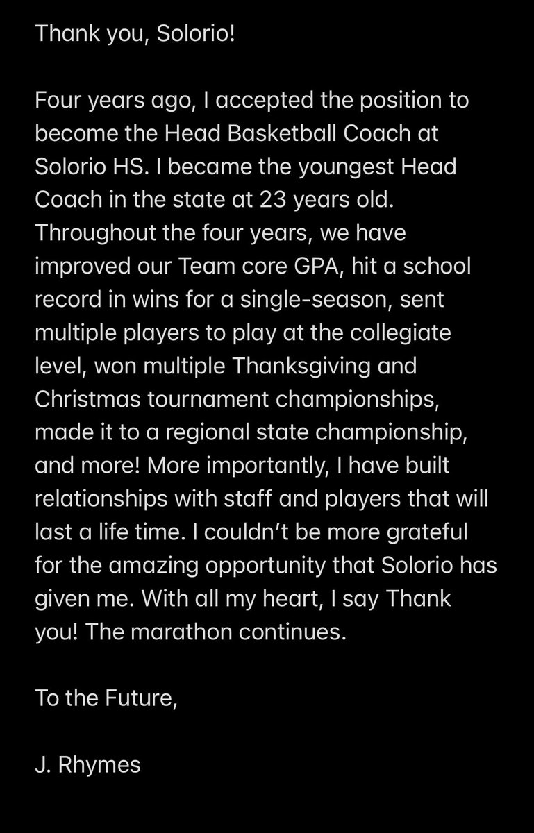 Coach Justin Rhymes tweet media