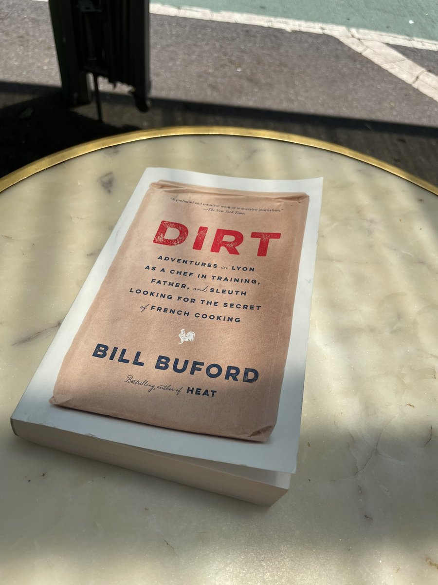 BethDoctor's tweet image. Merci beaucoup @bill_buford for sharing this adventure. I just finished the 413 page mouth-waterer at a café on the UWS. I am so sad to know I cannot eat Bob’s bread while in Lyon. I also realized my sauce technique is subpar. #DIRT