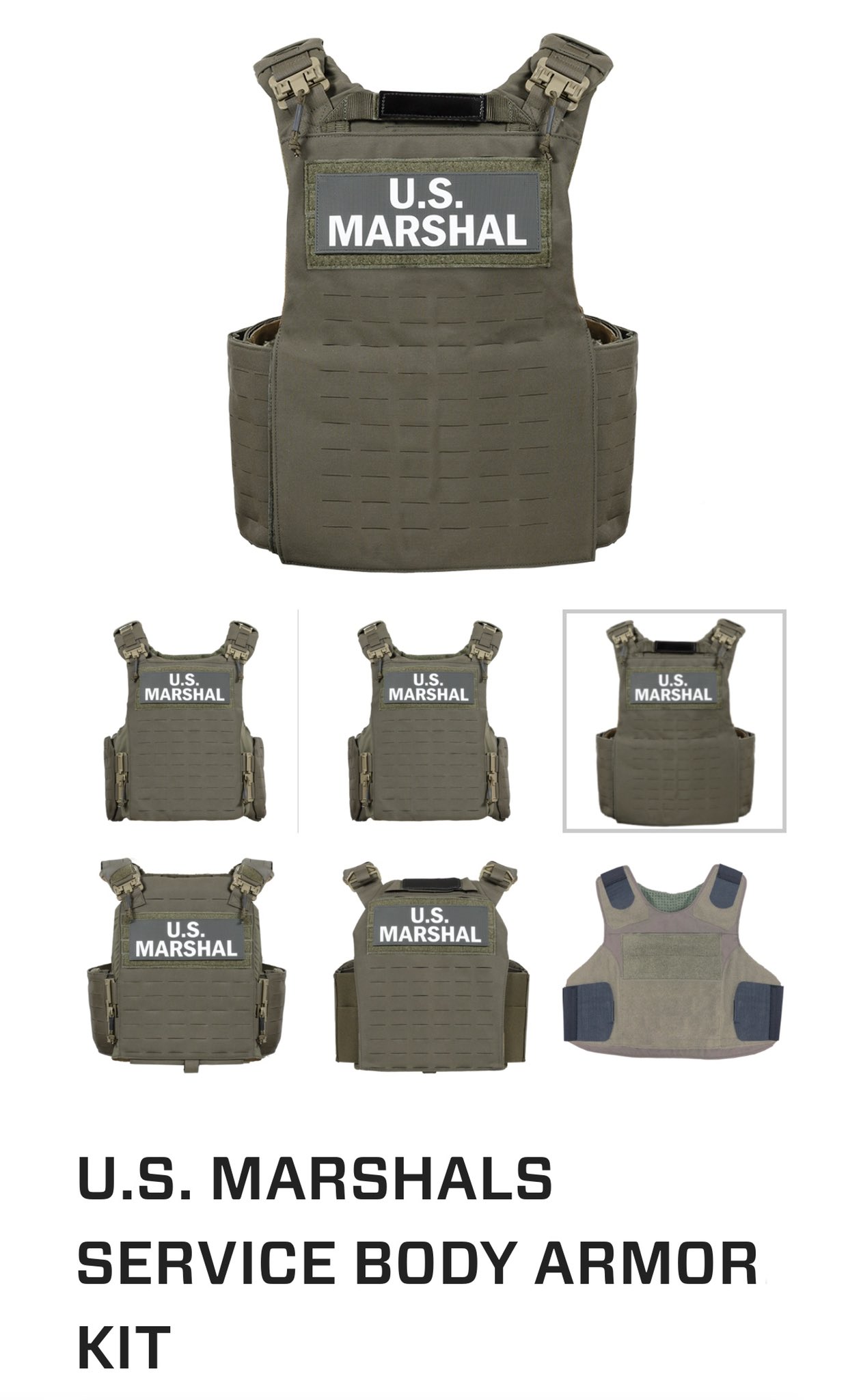 プレキャリ　US MARSHALL アメリカポリス　ボディーアーマー　警察 プレキャリ US MARSHALL アメリカポリス ボディーアーマー 警察