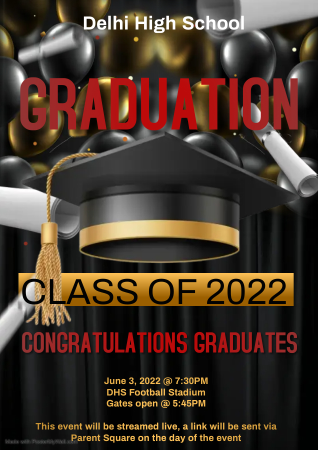 DelhiUsd's tweet photo. June 3 at 7:30 PM -  High School Graduation https://t.co/DkEpByzFKx https://t.co/DpjdCE7wic