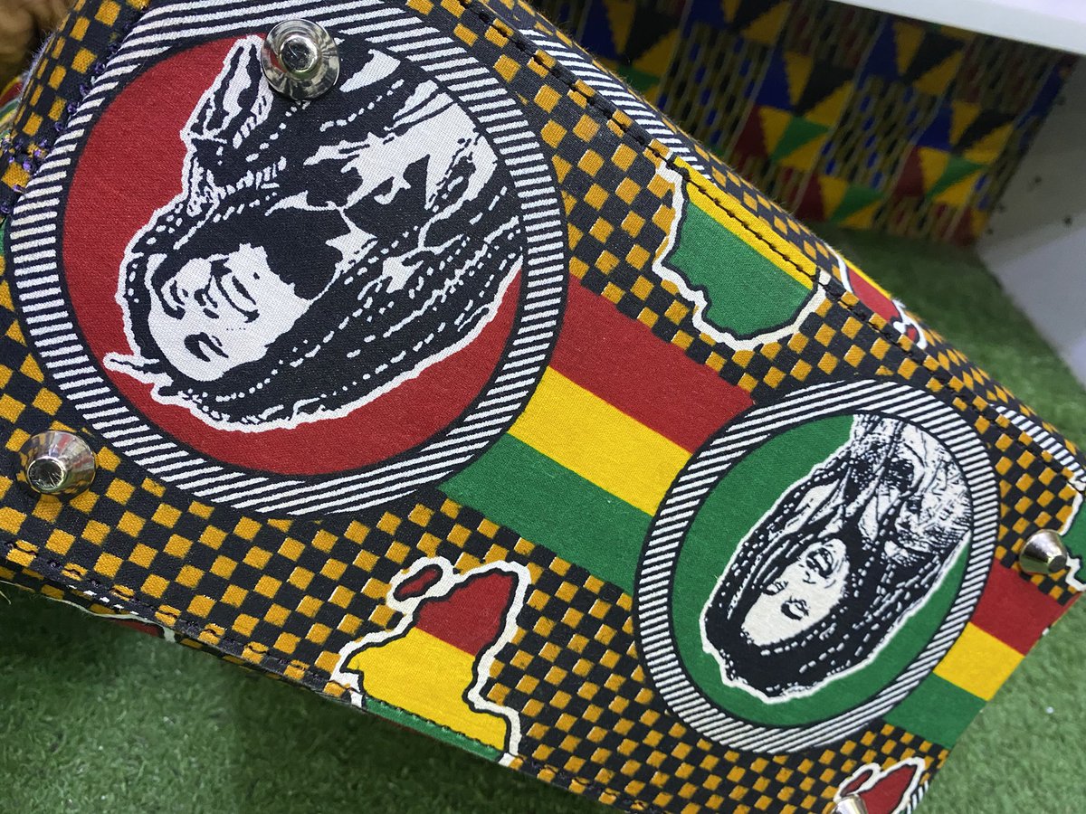 Khadimbagmaker's tweet photo. Handmade Bob Marley bag. Going for 10,000 naira only. Send us a DM today✅ https://t.co/YvRSaM5bY5