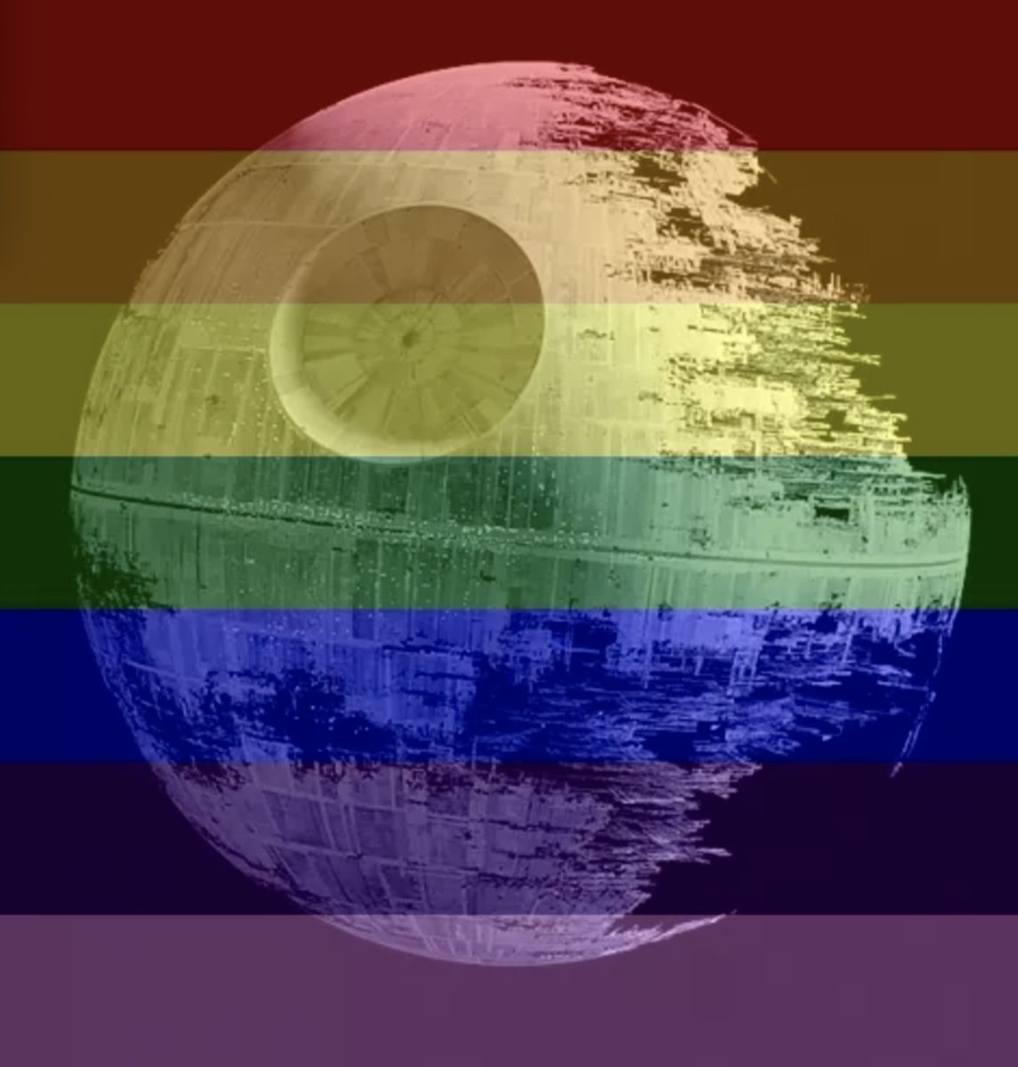 thrasherxy's tweet photo. 1/ Right before annihilating a planet each June, we at the Galactic Empire like to wish everyone in the galaxy a Happy Pride Month #LGBTstrong #EmpireEquality https://t.co/6CBuEPUagY
