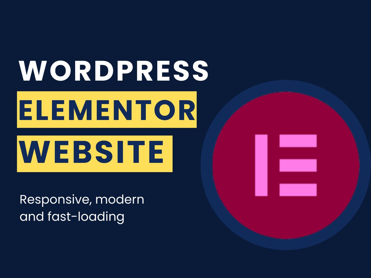 MAMeheraz1's tweet image. Need a responsive elementor pro website? Want to convert PSD design to WordPress elementor pro? I’m here to offer you a fully SEO-friendly, responsive, and stunning website in WordPress elementor.

#wordpresswebsite #wordpresswebsite
#hiringwordpress #Hiring