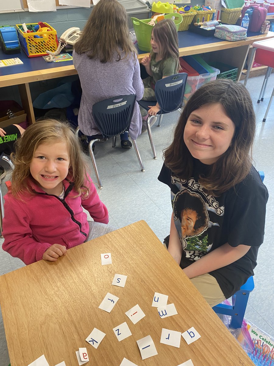 We love reading buddies! Our class looks forward to having our buddies visit every week! <a href="/alcdsb_pett/">St. Peter Trenton</a>