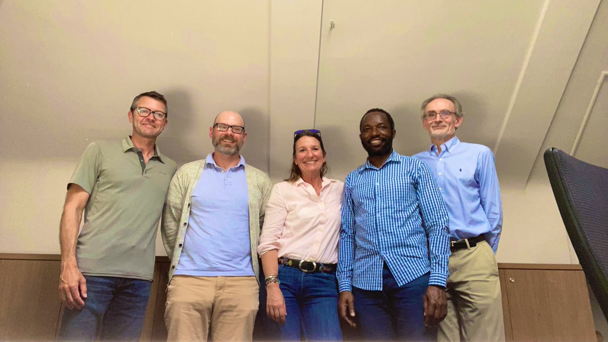 1,000,000 congratulations to @MbulloOwuor who is now Dr. Patrick Mbullo Owuor!!!! His #PhD defense was stellar, the contributions to #biosocial #biocultural #anthroplogy impressive, & insights into #dams fantastic. We are proud to call him a student, friend & colleague. @E2HD_NU